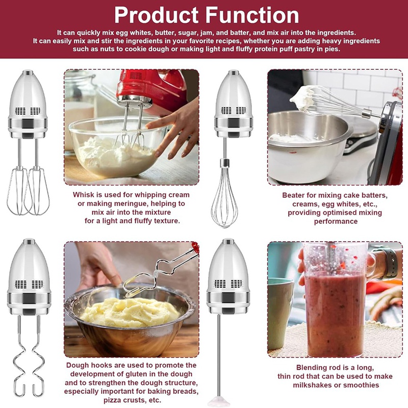 Hand Mixer Attachments Beater, - Kitchenaid Mixer Hand Mixer ulasan dan harga