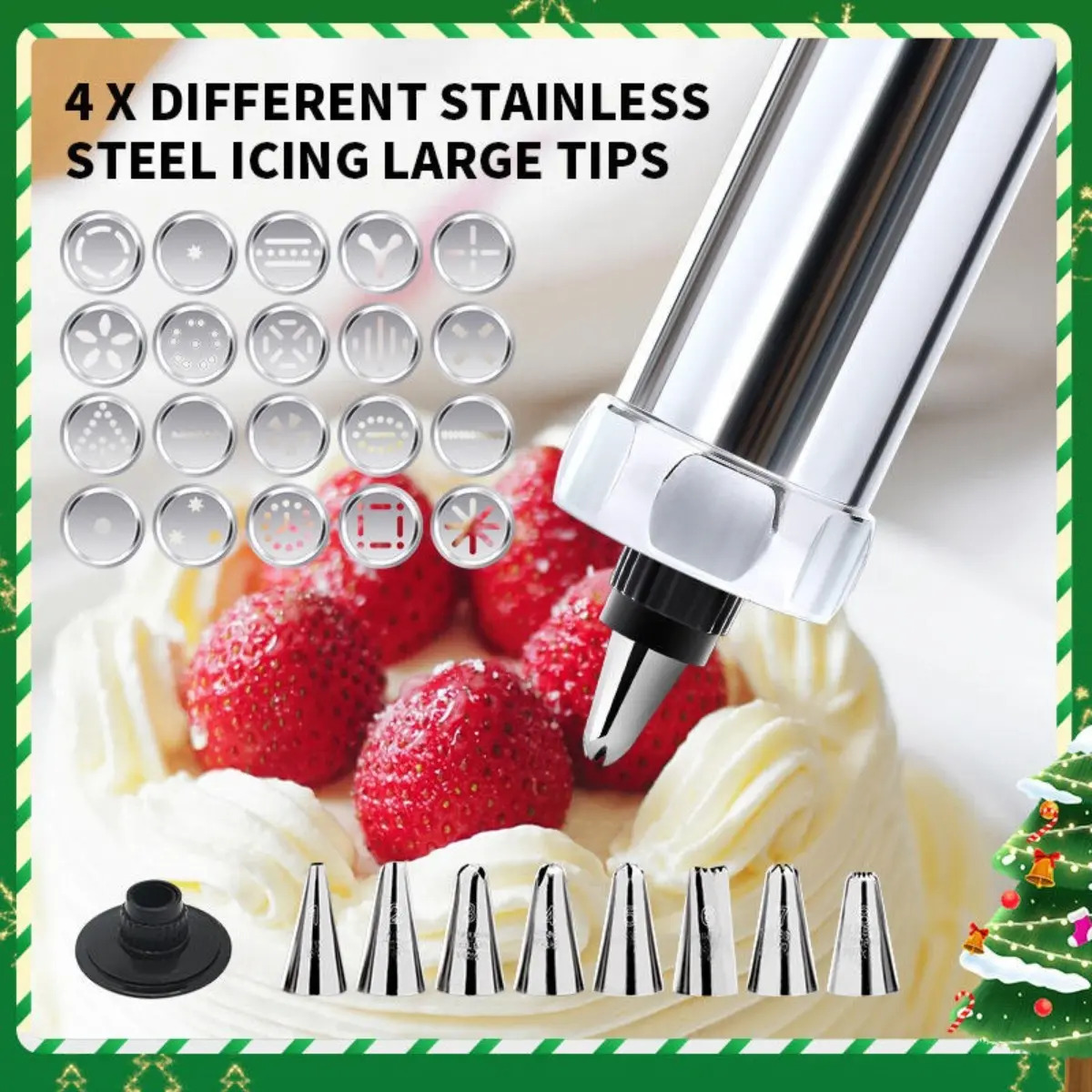 Stainless Steel Cookie Press K - Churros Maker Gun ulasan dan harga