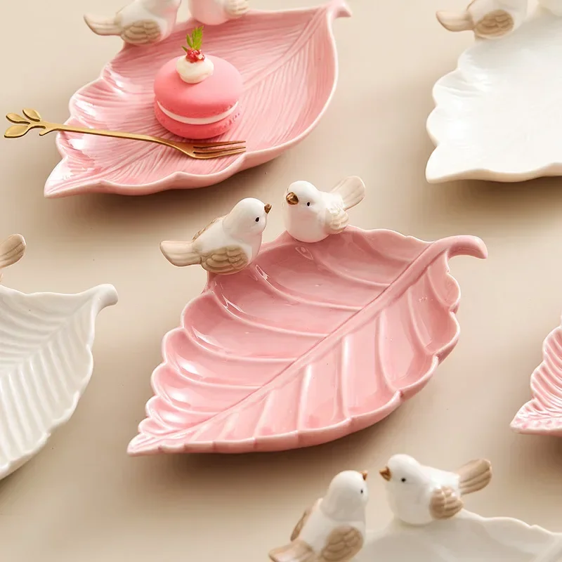 Cute Bird Tray Ceramic Jewelry - Dim Sum Basket ulasan dan harga