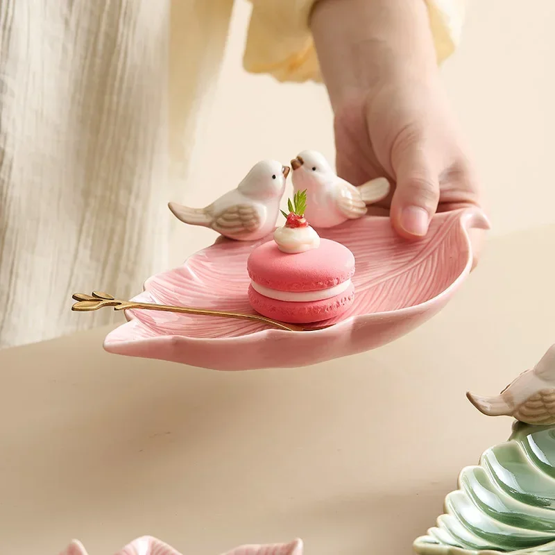 Cute Bird Tray Ceramic Jewelry - Dim Sum Basket ulasan dan harga