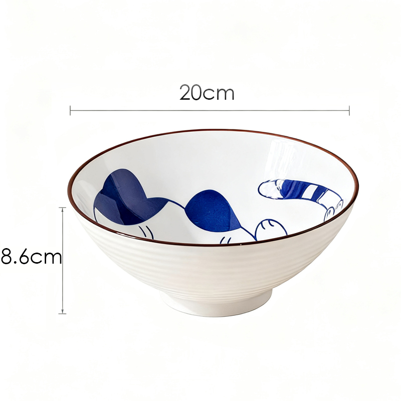 1200ML Ceramic Ramen Bowl Japa - Dim Sum Basket ulasan dan harga