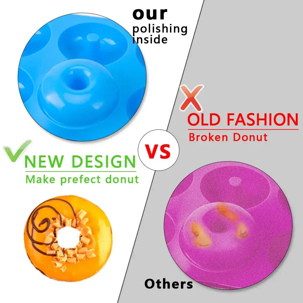 1/2pcs Silicone Muffins Donut  - Donut Mold Silicone ulasan dan harga