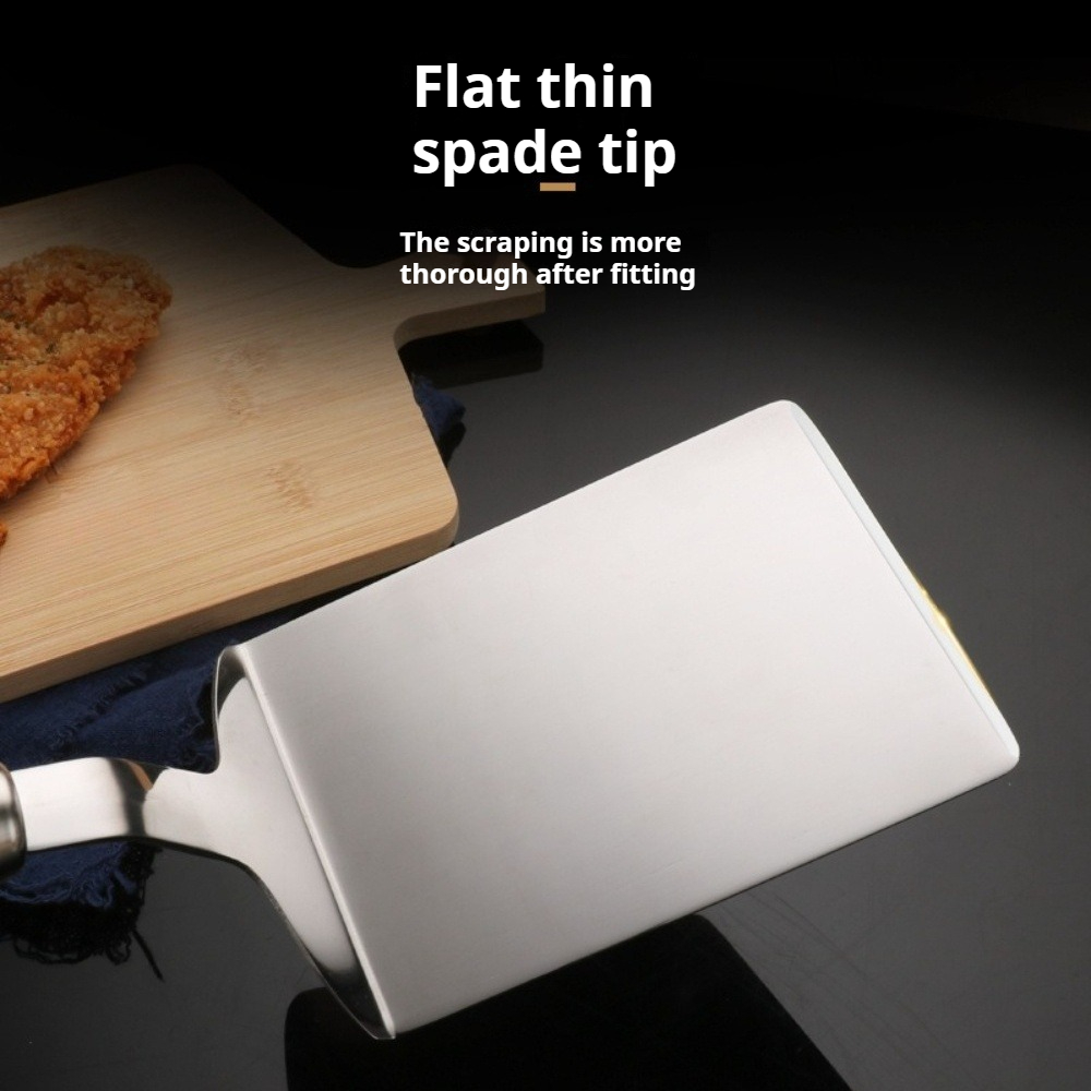 Stainless Steel Spatula with W - Okonomiyaki Spatula ulasan dan harga