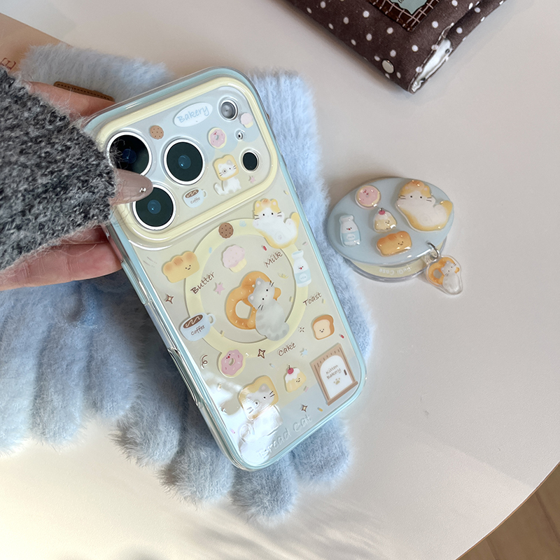 Kawaii Cartoon Bread Cat Magne - Taco Stand Holder ulasan dan harga