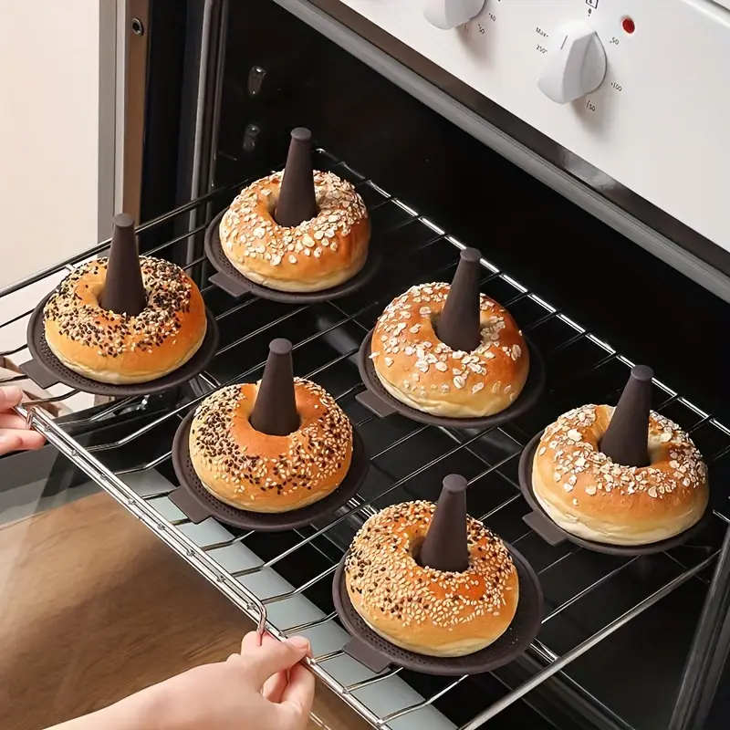 6/12pcs Baking Mold Set Silico - Donut Mold Silicone ulasan dan harga