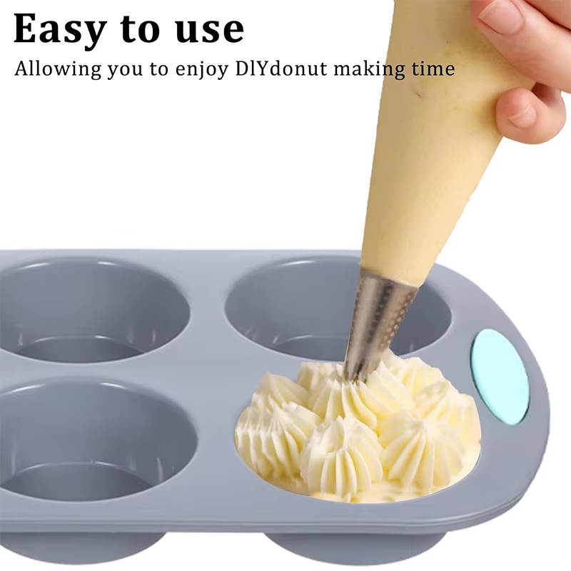 Silicone Fluted Cake Pans Non- - Donut Mold Silicone ulasan dan harga